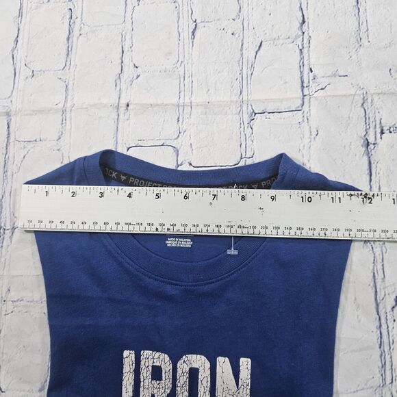 Under Armour MENS SIZE S Project Rock Iron Paradise Tank Shirt Blue 1377290-471 - Picture 4 of 9